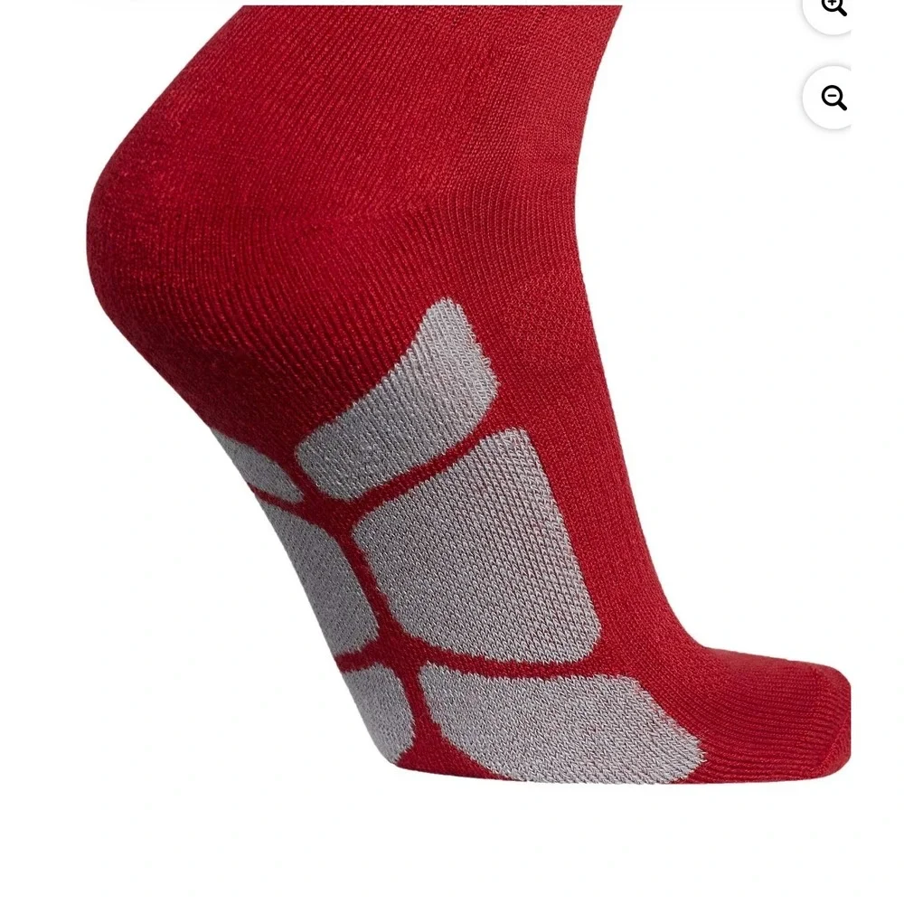 adidas Icon Over The Calf To‎ Knee Baseball/Softball Utility Socks Red L NEW